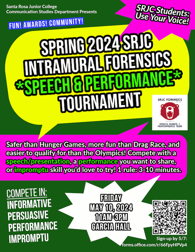 forensics tournament poster