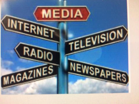 Adam Grossberg - Adjunct image of sign with different media listed